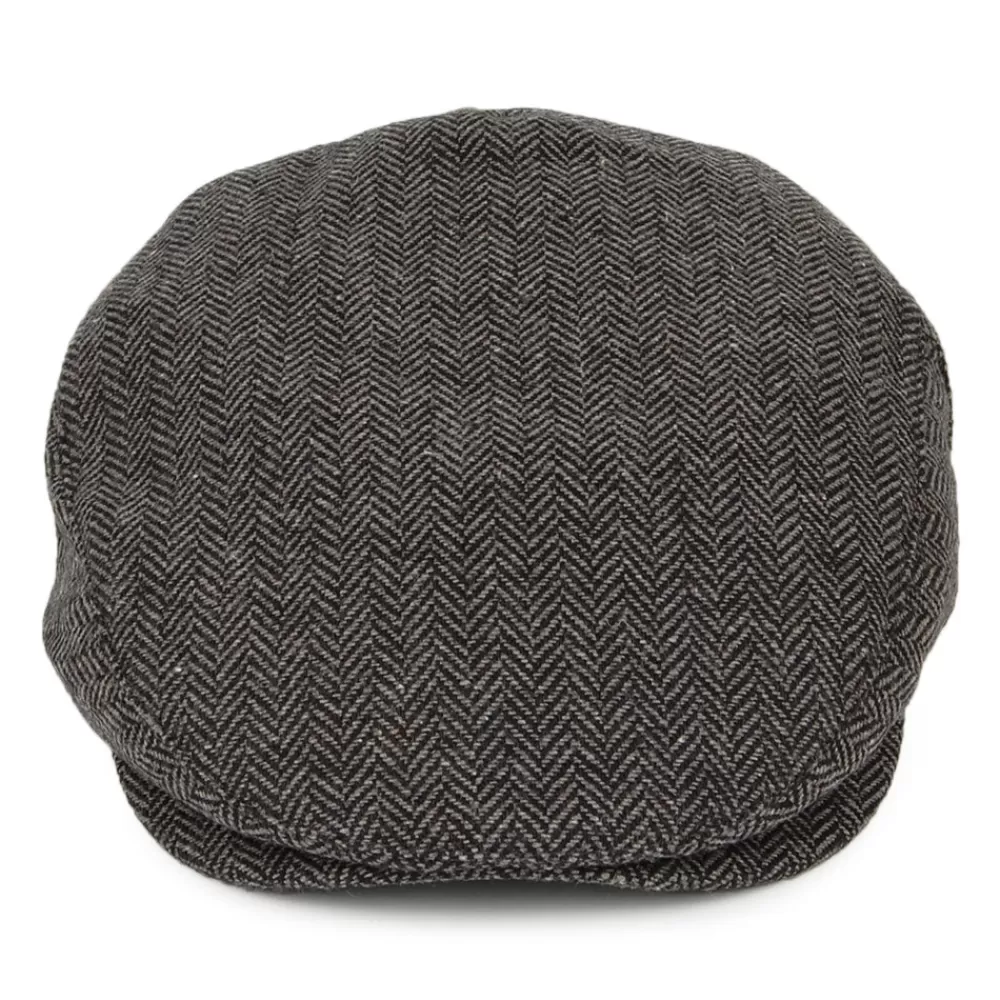 Casquettes Plates | Grandes Tailles^Brixton Casquette Plate à Chevrons Hooligan gris-noir