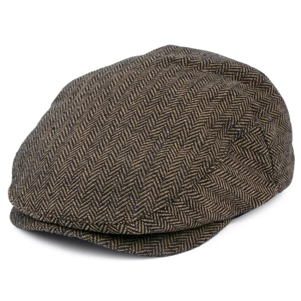 Casquettes Plates | Grandes Tailles^Brixton Casquette Plate à Chevrons Hooligan marron-khaki