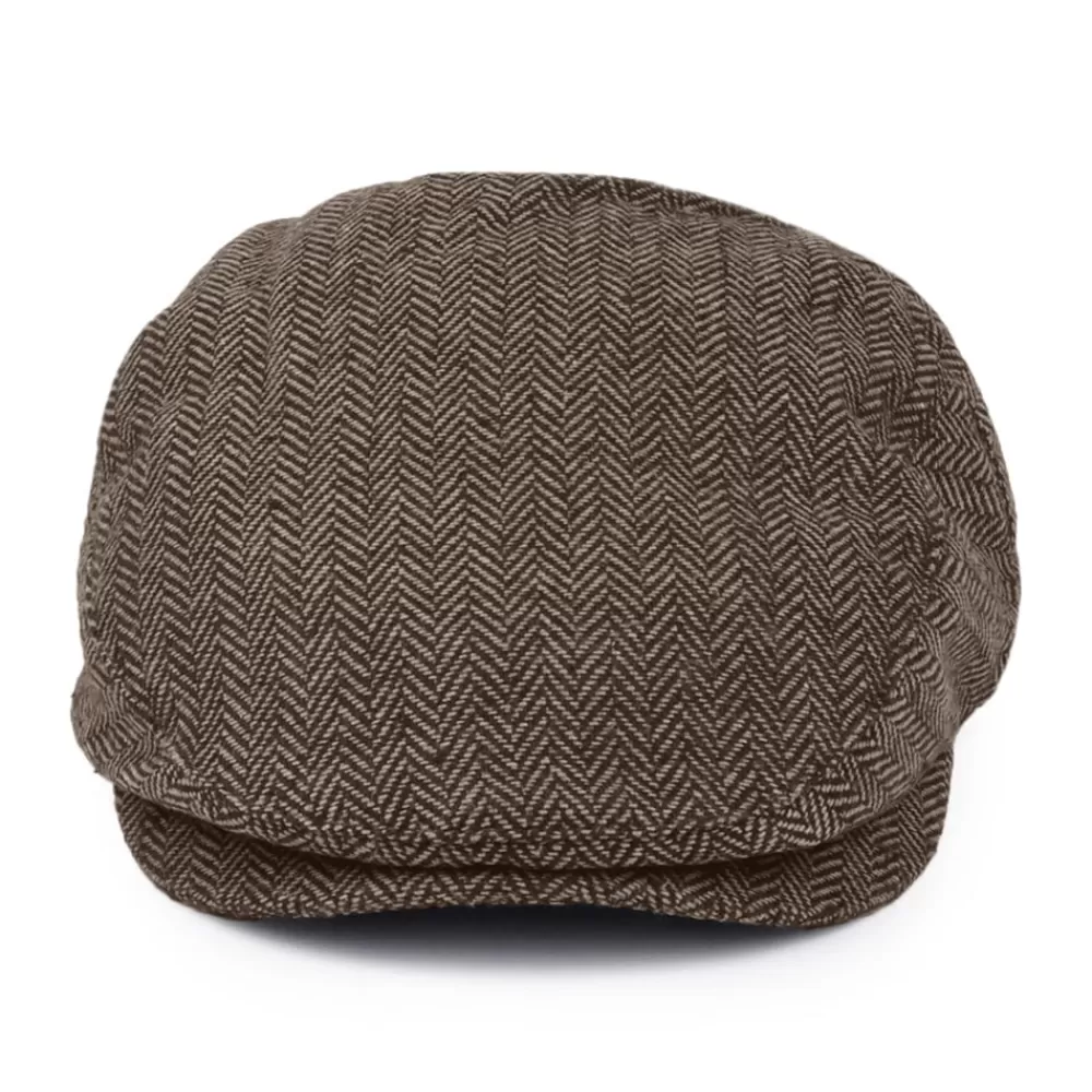 Casquettes Plates | Grandes Tailles^Brixton Casquette Plate à Chevrons Hooligan marron-khaki