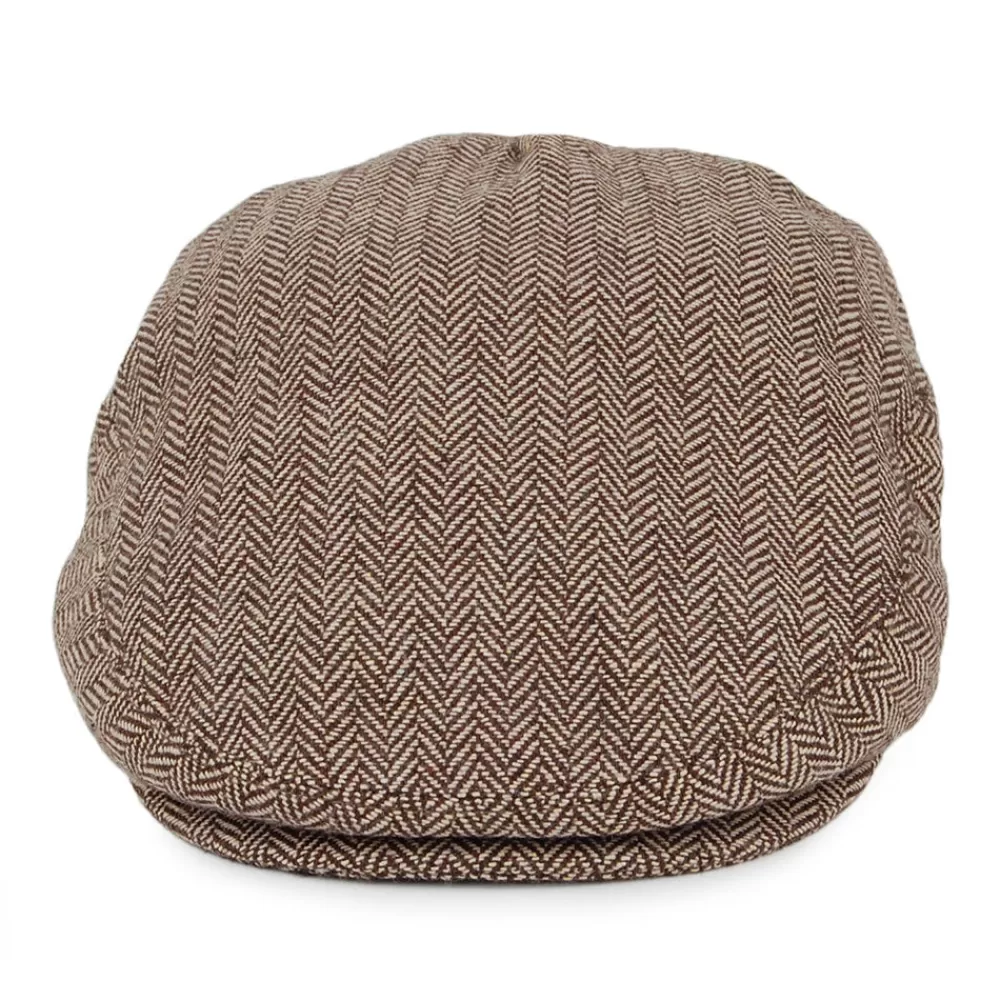 Casquettes Plates | Casquettes Femme^Jaxon & James Casquette Plate à Chevrons marron foncé JAXON & JAMES