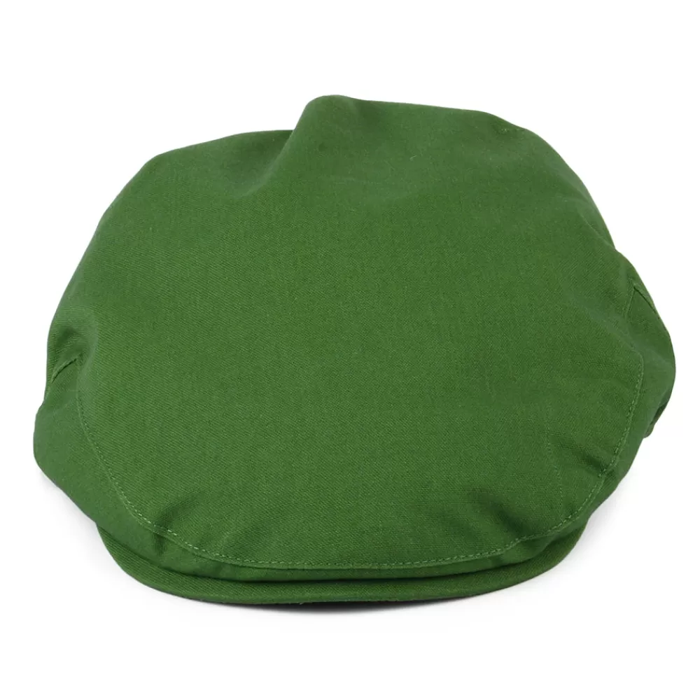 Casquettes Plates | Casquettes Plates^Christys Casquette Plate Balmoral en Coton et Lin vert