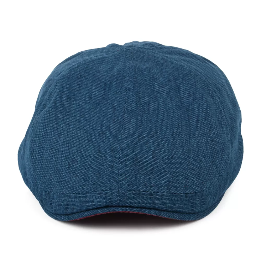 Casquettes Plates | Casquettes Plates^Failsworth Casquette Plate Bec-de-Canard en Coton Porto bleu sarcelle-rouge