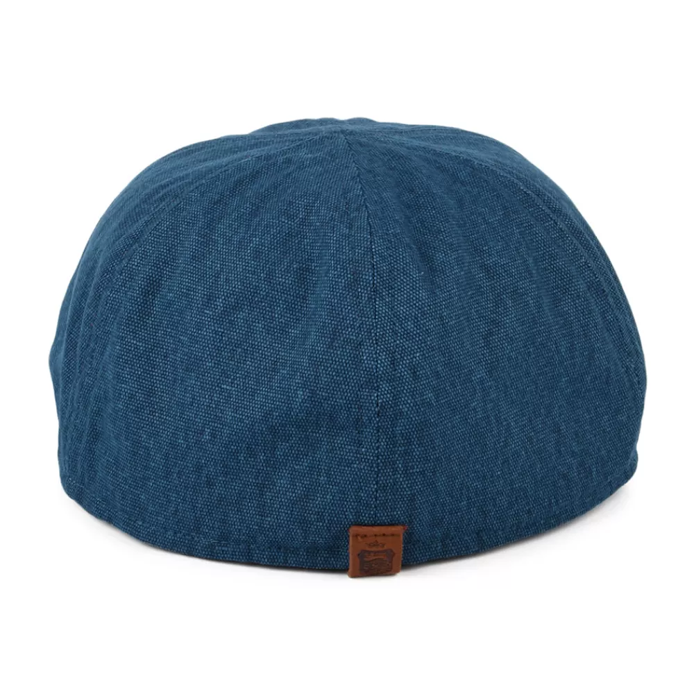 Casquettes Plates | Casquettes Plates^Failsworth Casquette Plate Bec-de-Canard en Coton Porto bleu sarcelle-rouge