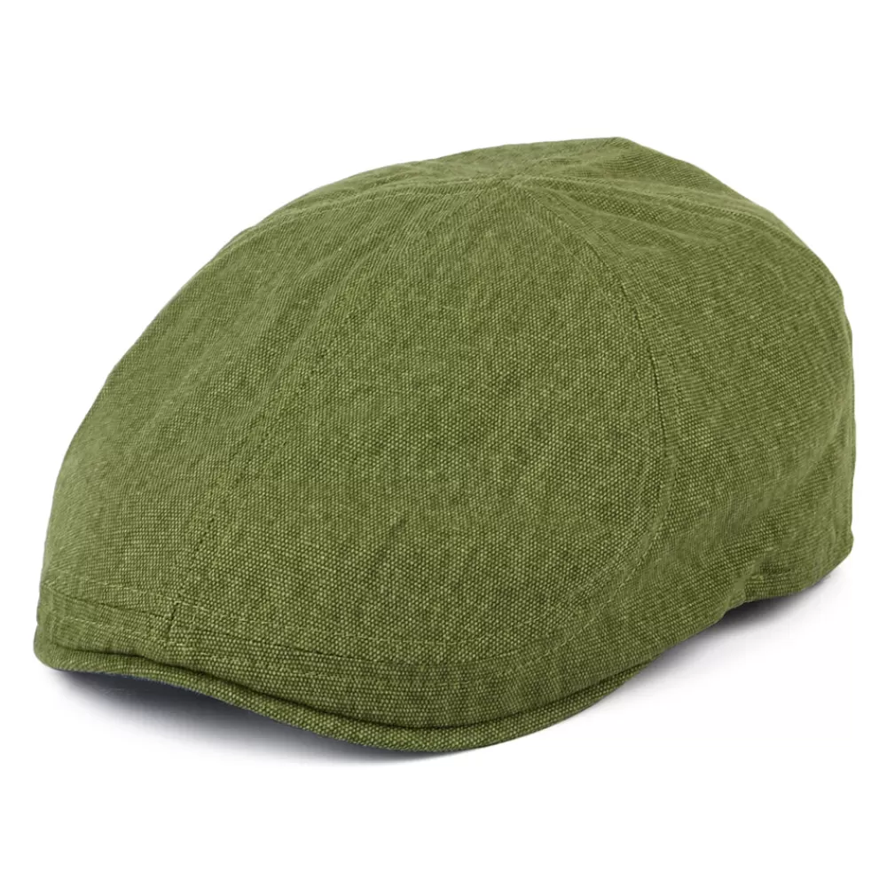 Casquettes Plates | Casquettes Plates^Failsworth Casquette Plate Bec-de-Canard en Coton Porto vert-bleu sarcelle
