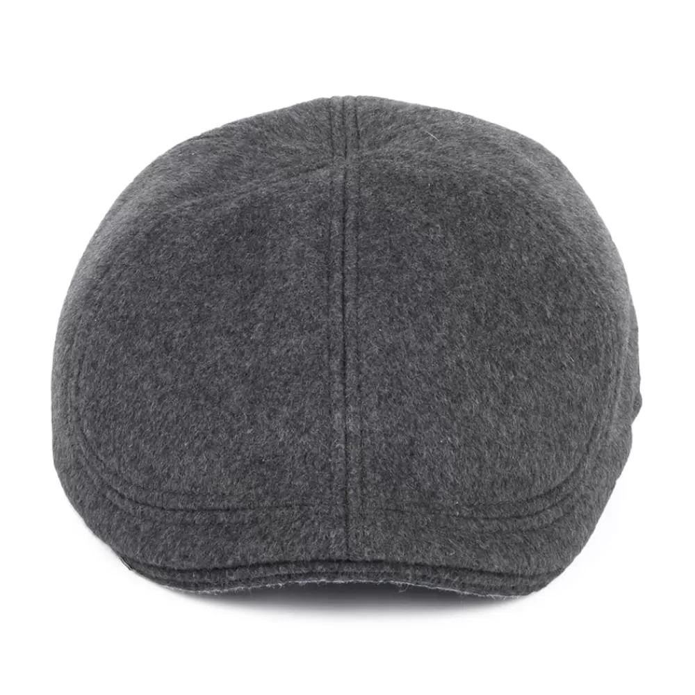 Casquettes Plates | Chapeaux Hiver^Failsworth Casquette Plate Bec-de-Canard en Laine Brossée Mélangée Porto gris