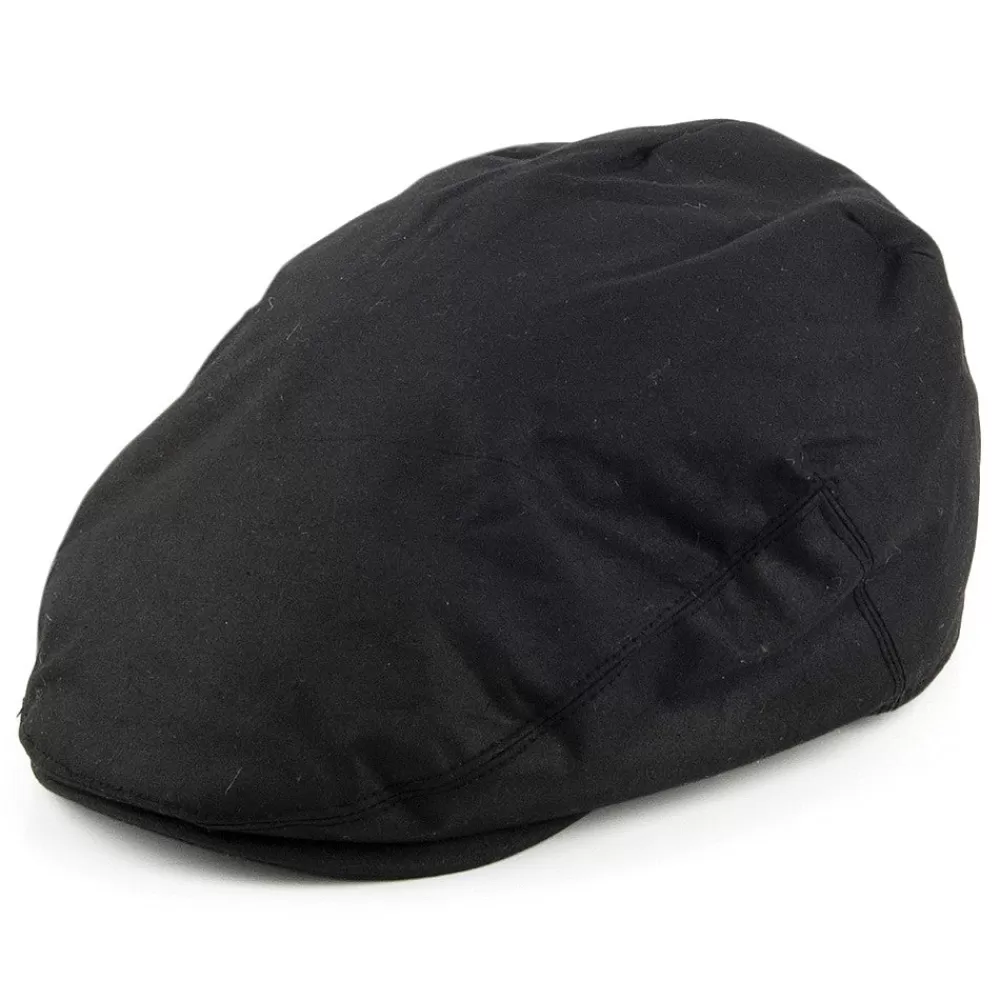Casquettes Plates | Casquettes Femme^Failsworth Casquette Plate en Coton Ciré noir