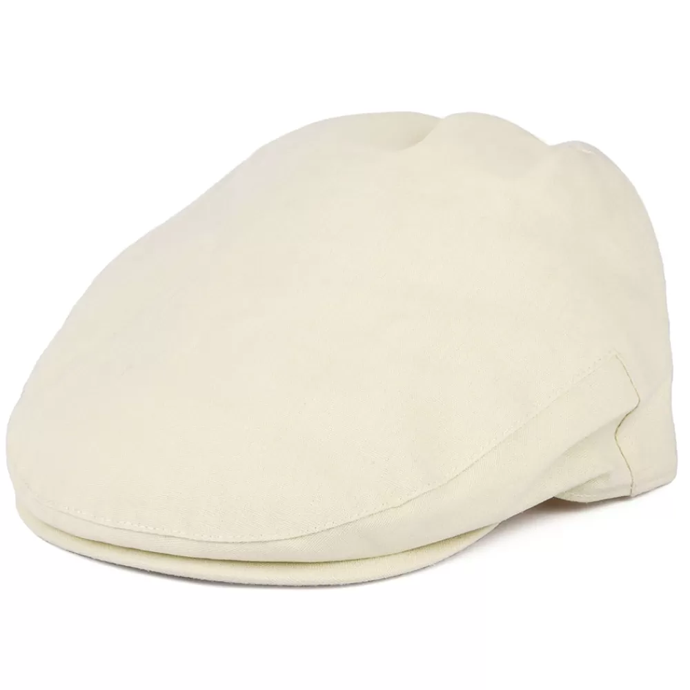 Casquettes Plates | Casquettes Plates^Christys Casquette Plate en Coton et Lin Balmoral babeurre