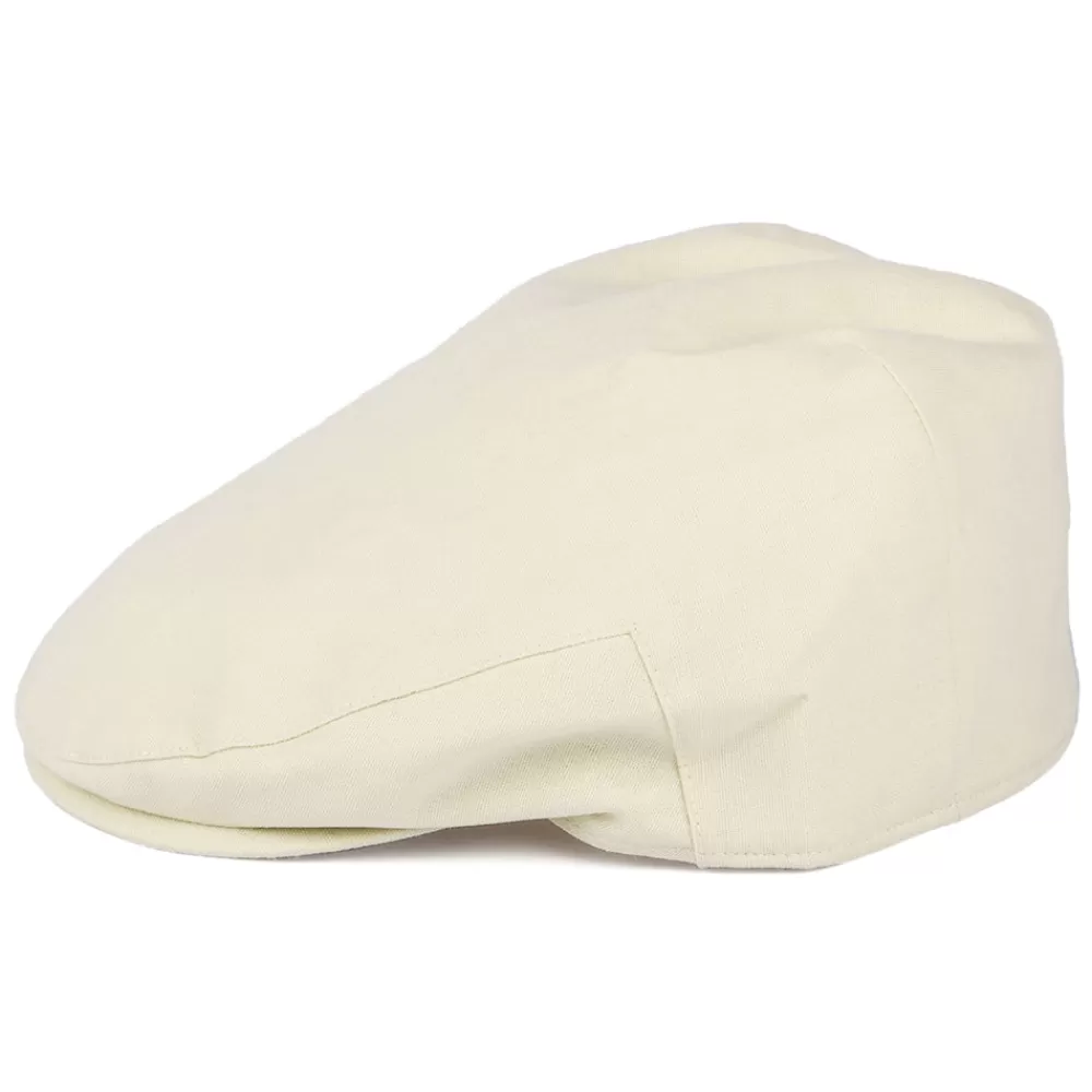 Casquettes Plates | Casquettes Plates^Christys Casquette Plate en Coton et Lin Balmoral babeurre