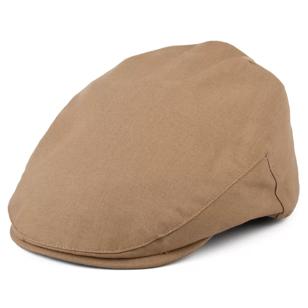 Casquettes Plates | Casquettes Plates^Christys Casquette Plate en Coton et Lin Balmoral camel