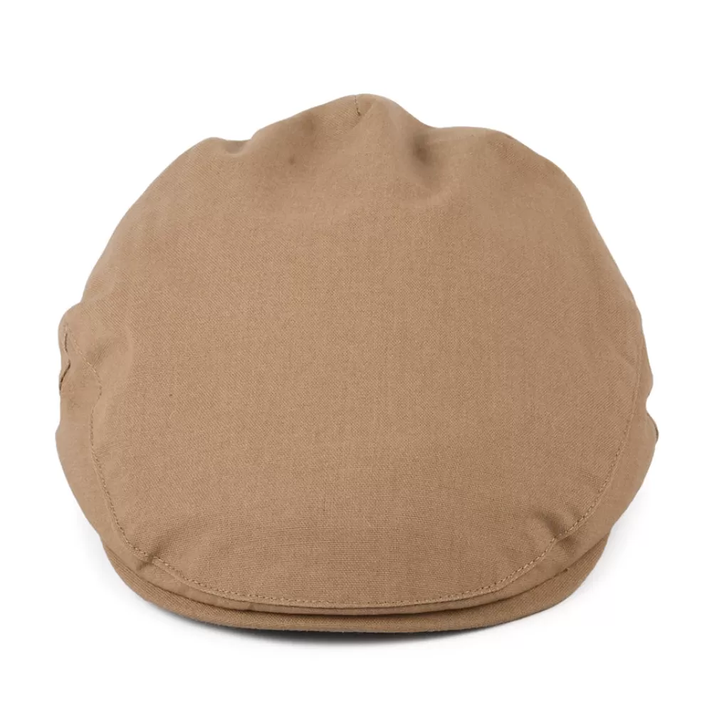 Casquettes Plates | Casquettes Plates^Christys Casquette Plate en Coton et Lin Balmoral camel