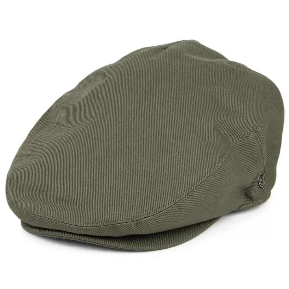 Casquettes Plates | Casquettes Femme^Jaxon & James Casquette Plate en Coton olive JAXON & JAMES