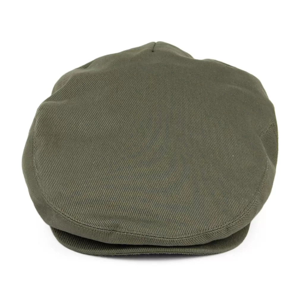 Casquettes Plates | Casquettes Femme^Jaxon & James Casquette Plate en Coton olive JAXON & JAMES