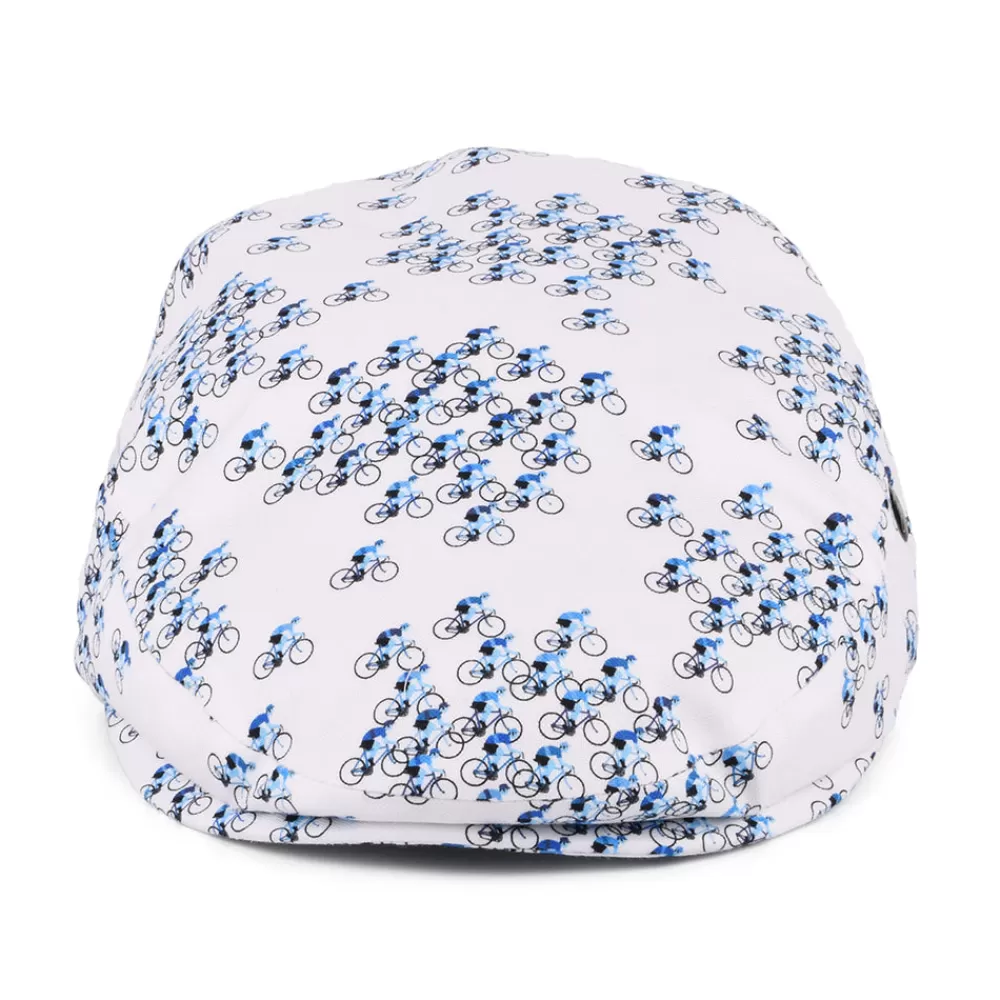 Casquettes Plates | Grandes Tailles^City Sport Casquette Plate en Coton Tour de Vélo blanc-bleu