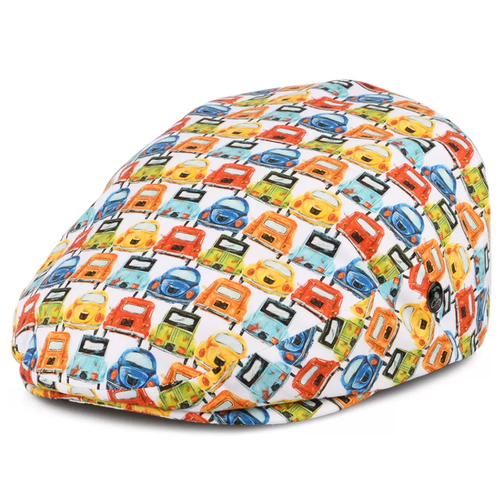 Casquettes Plates | Grandes Tailles^City Sport Casquette Plate en Coton Voitures Anciennes multicolore