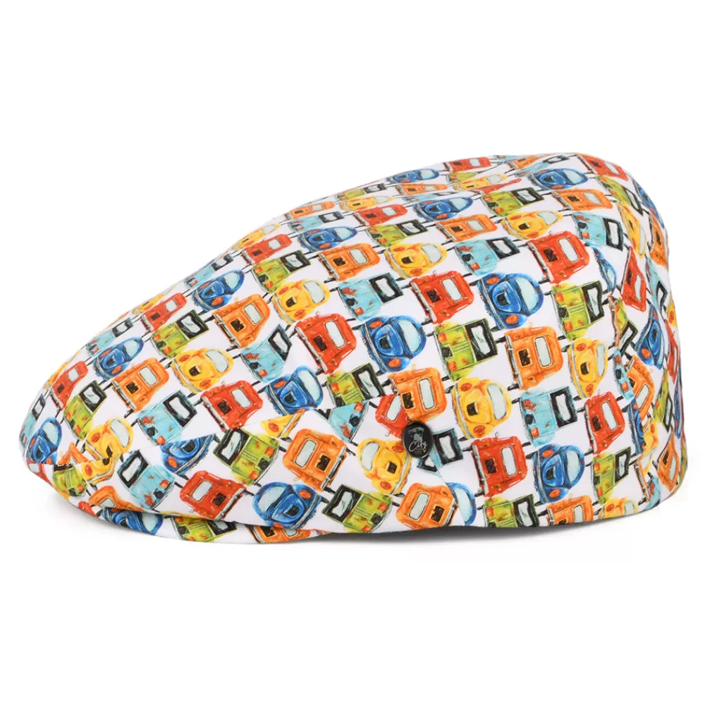 Casquettes Plates | Grandes Tailles^City Sport Casquette Plate en Coton Voitures Anciennes multicolore