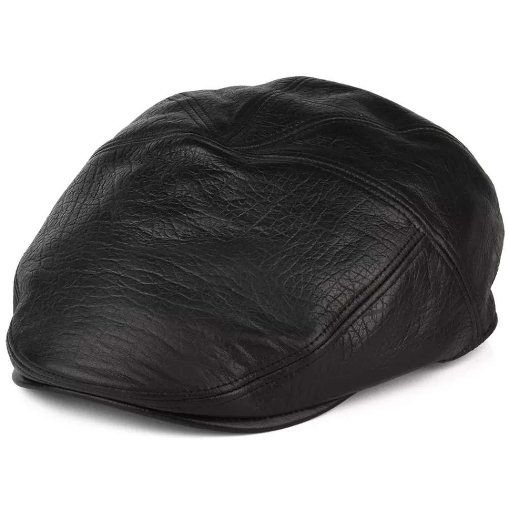 Casquettes Plates | Casquettes Plates^Bailey Casquette Plate en Cuir Reffell noir