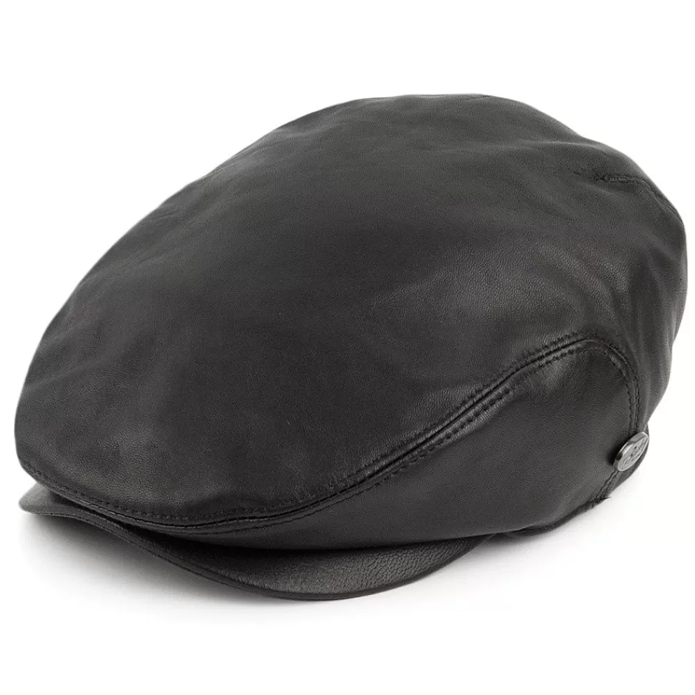 Casquettes Plates | Casquettes Femme^Bailey Casquette Plate en Cuir Stockton noir
