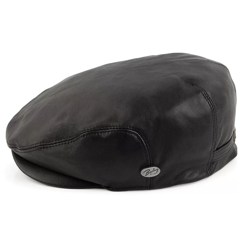 Casquettes Plates | Casquettes Femme^Bailey Casquette Plate en Cuir Stockton noir