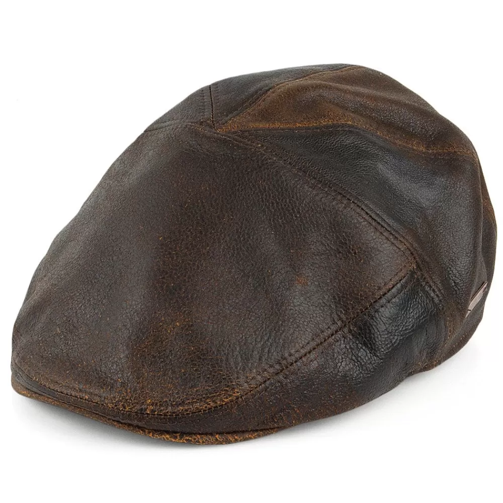 Casquettes Plates | Casquettes Femme^Bailey Casquette Plate en Cuir Taxten marron