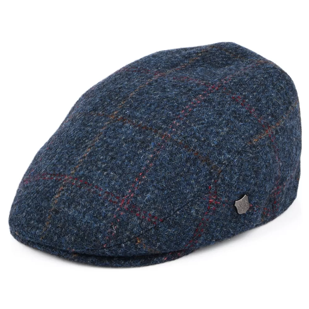Casquettes Plates | Chapeaux Hiver^Failsworth Casquette Plate en Harris Tweed à Carreaux Stornoway denim-multicolore