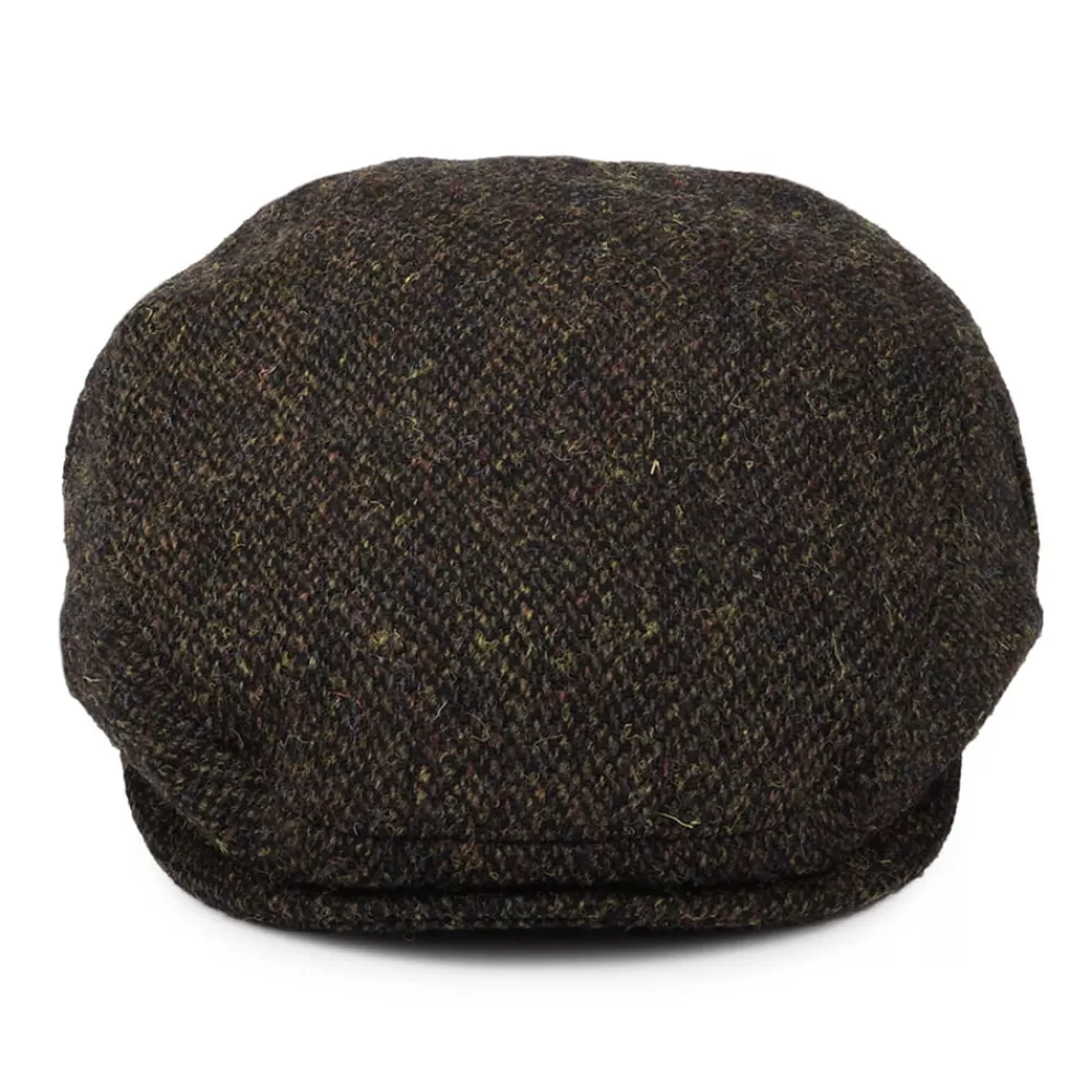 Casquettes Plates | Chapeaux Hiver^Jaxon & James Casquette Plate en Harris Tweed Ferness mousse-marron JAXON & JAMES