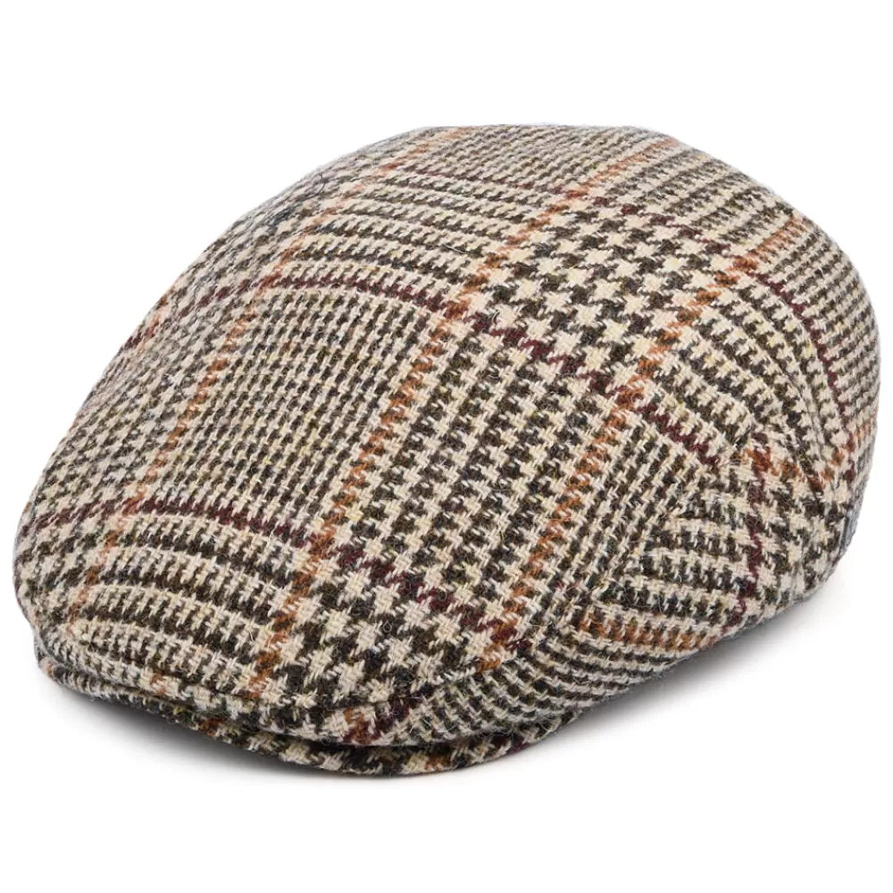 Casquettes Plates | Grandes Tailles^Jaxon & James Casquette Plate en Harris Tweed Locheport marron-beige sable JAXON & JAMES