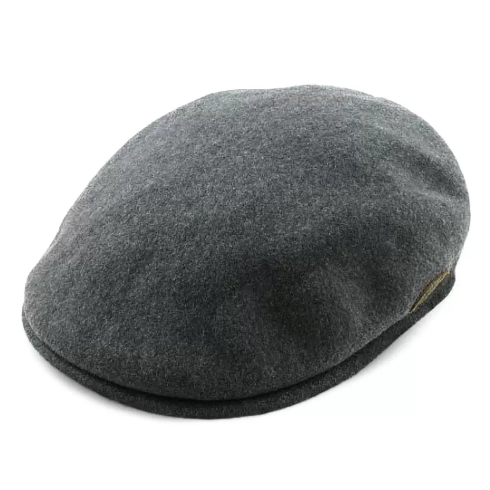 Casquettes Plates | Casquettes Femme^Kangol Casquette Plate en Laine 504 avec Protège-Oreilles flanelle foncée