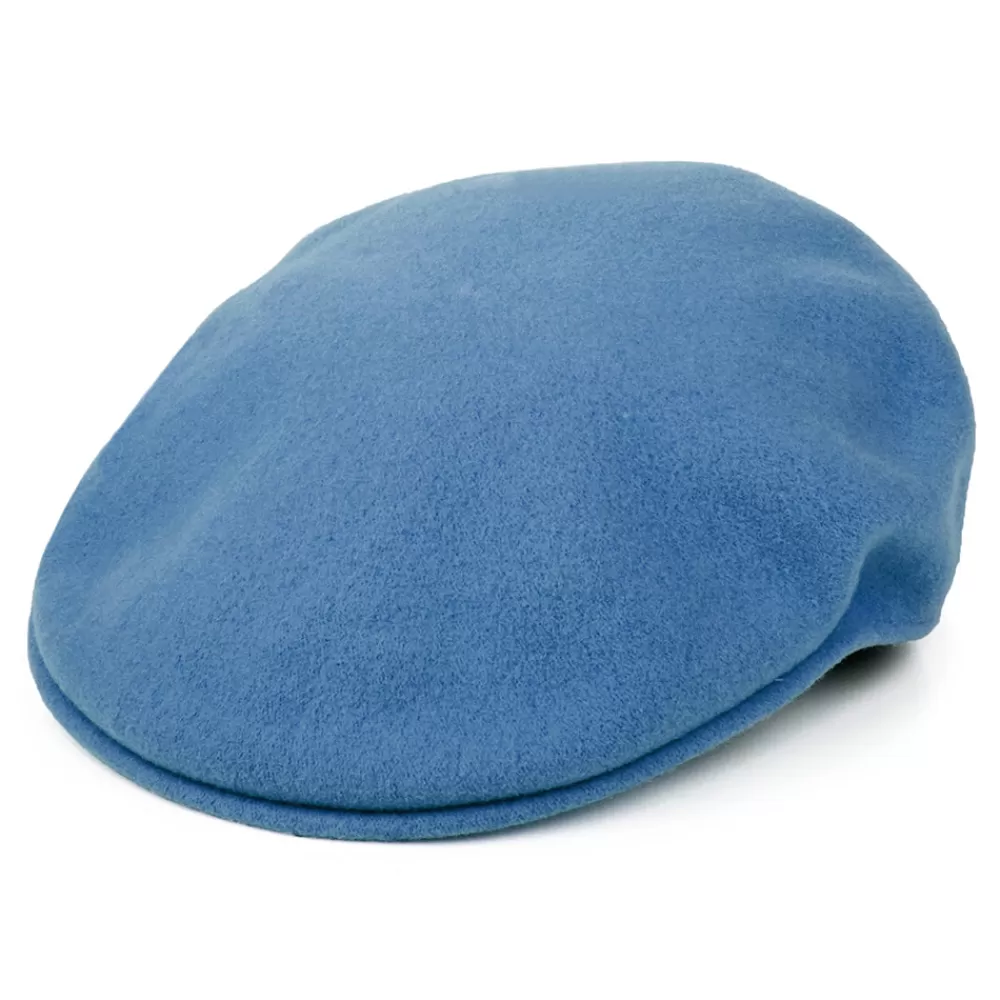 Casquettes Plates | Casquettes Femme^Kangol Casquette Plate en Laine 504 bleu denim