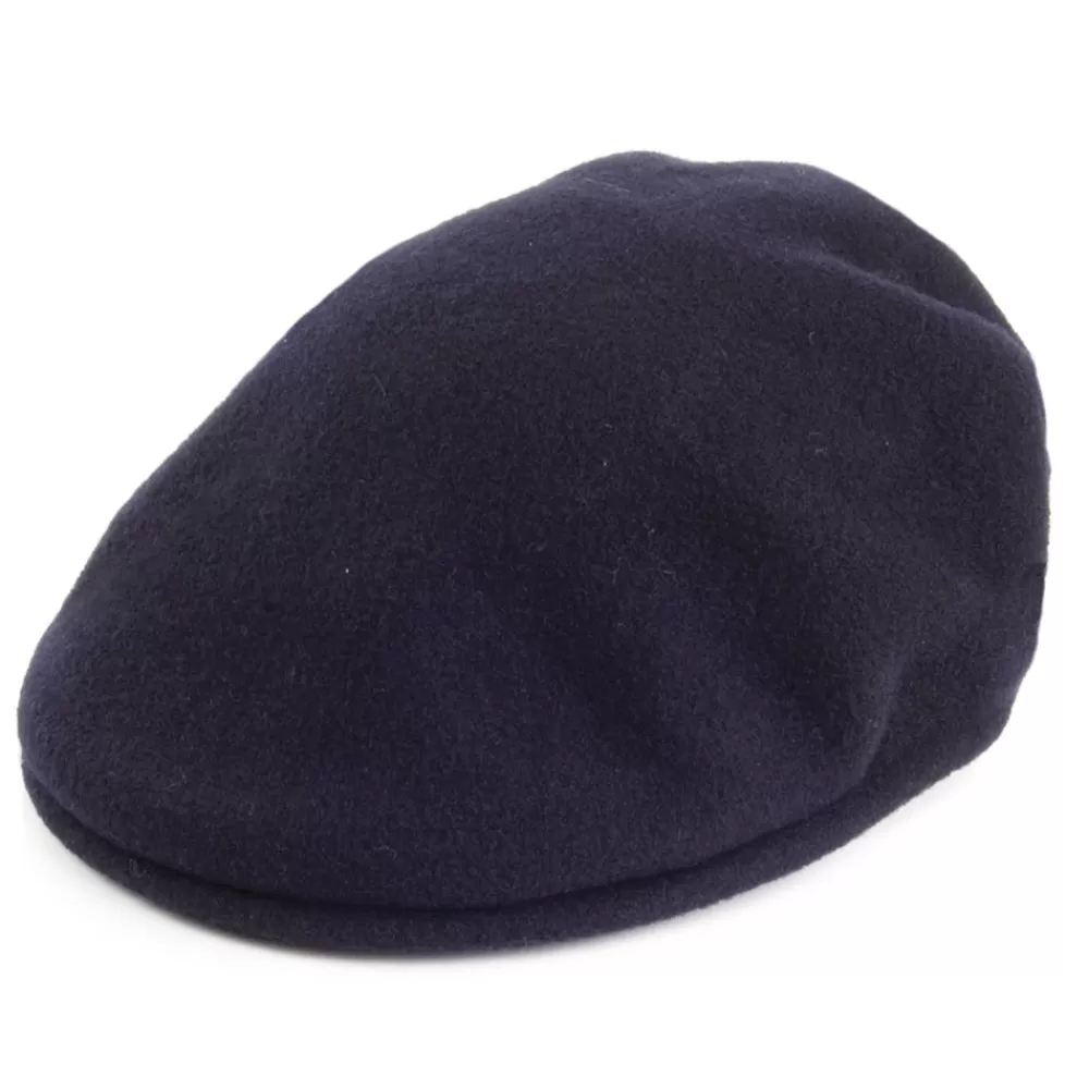 Casquettes Plates | Casquettes Femme^Kangol Casquette Plate en Laine 504 bleu marine