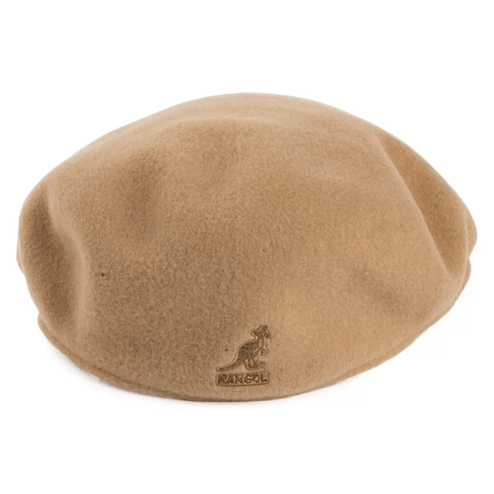 Casquettes Plates | Casquettes Femme^Kangol Casquette Plate en Laine 504 camel