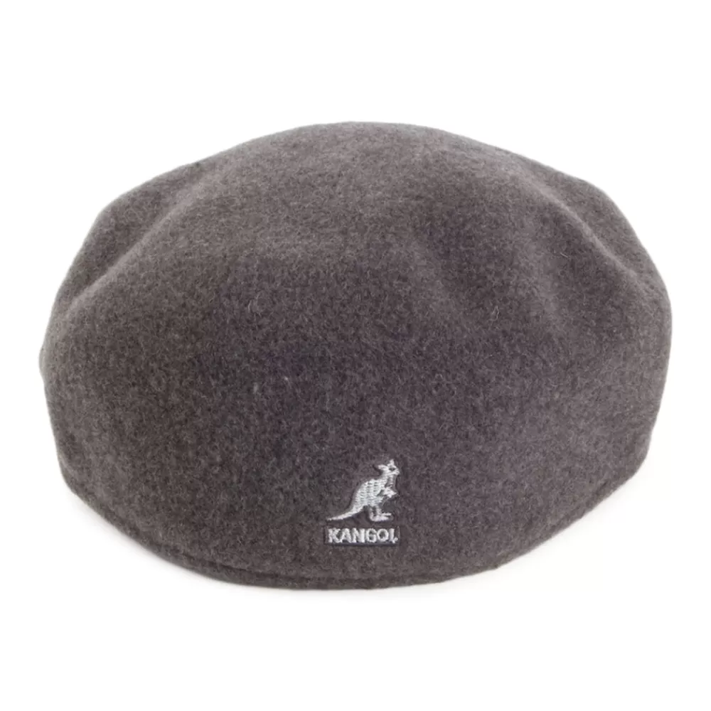 Casquettes Plates | Casquettes Femme^Kangol Casquette Plate en Laine 504 flanelle foncée