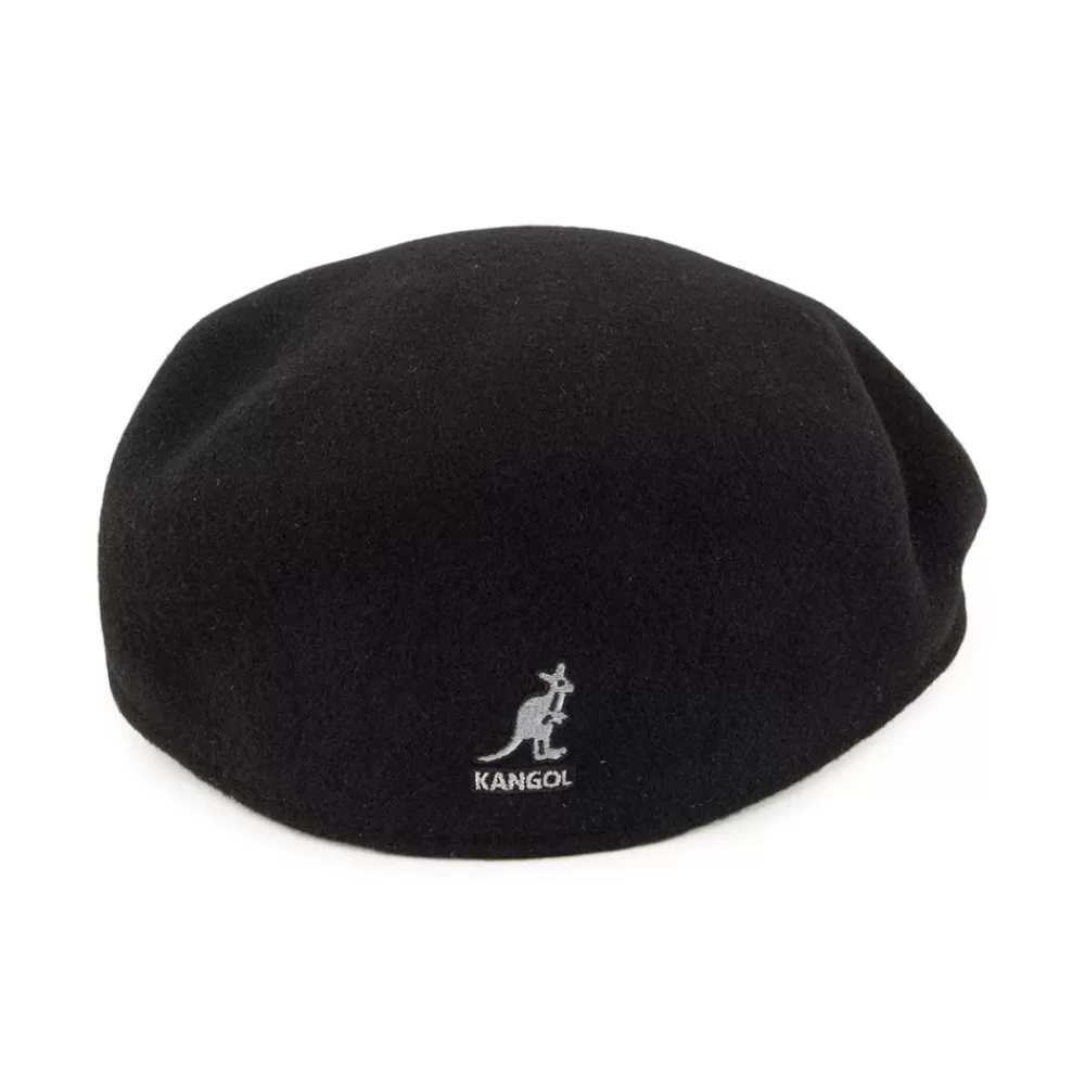 Casquettes Plates | Casquettes Femme^Kangol Casquette Plate en Laine 504 noir