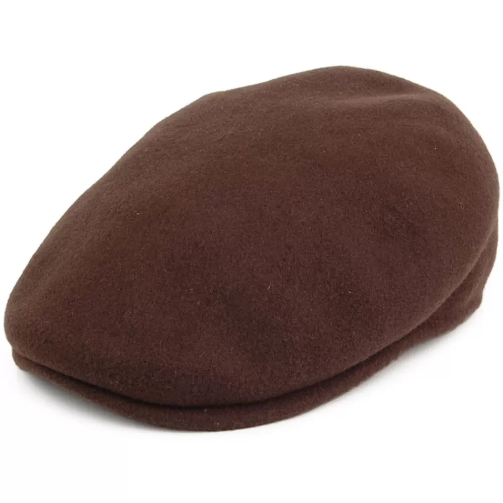Casquettes Plates | Casquettes Femme^Kangol Casquette Plate en Laine 504 tabac