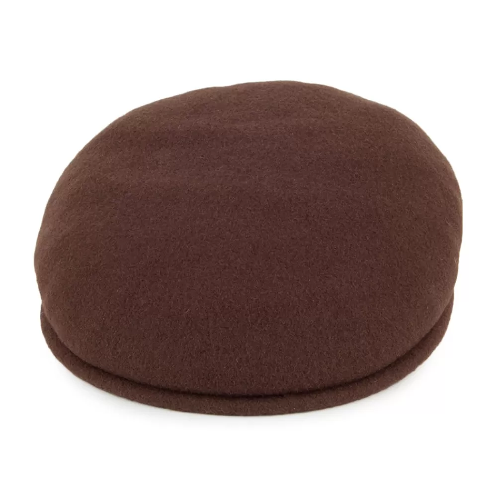 Casquettes Plates | Casquettes Femme^Kangol Casquette Plate en Laine 504 tabac