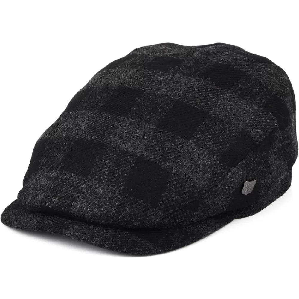 Casquettes Plates | Chapeaux Hiver^Failsworth Casquette Plate en Laine Britannique à Carreaux Longden anthracite