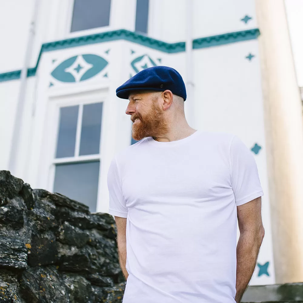 Casquettes Plates | Grandes Tailles^Jaxon & James Casquette Plate en Laine Classic bleu marine JAXON & JAMES