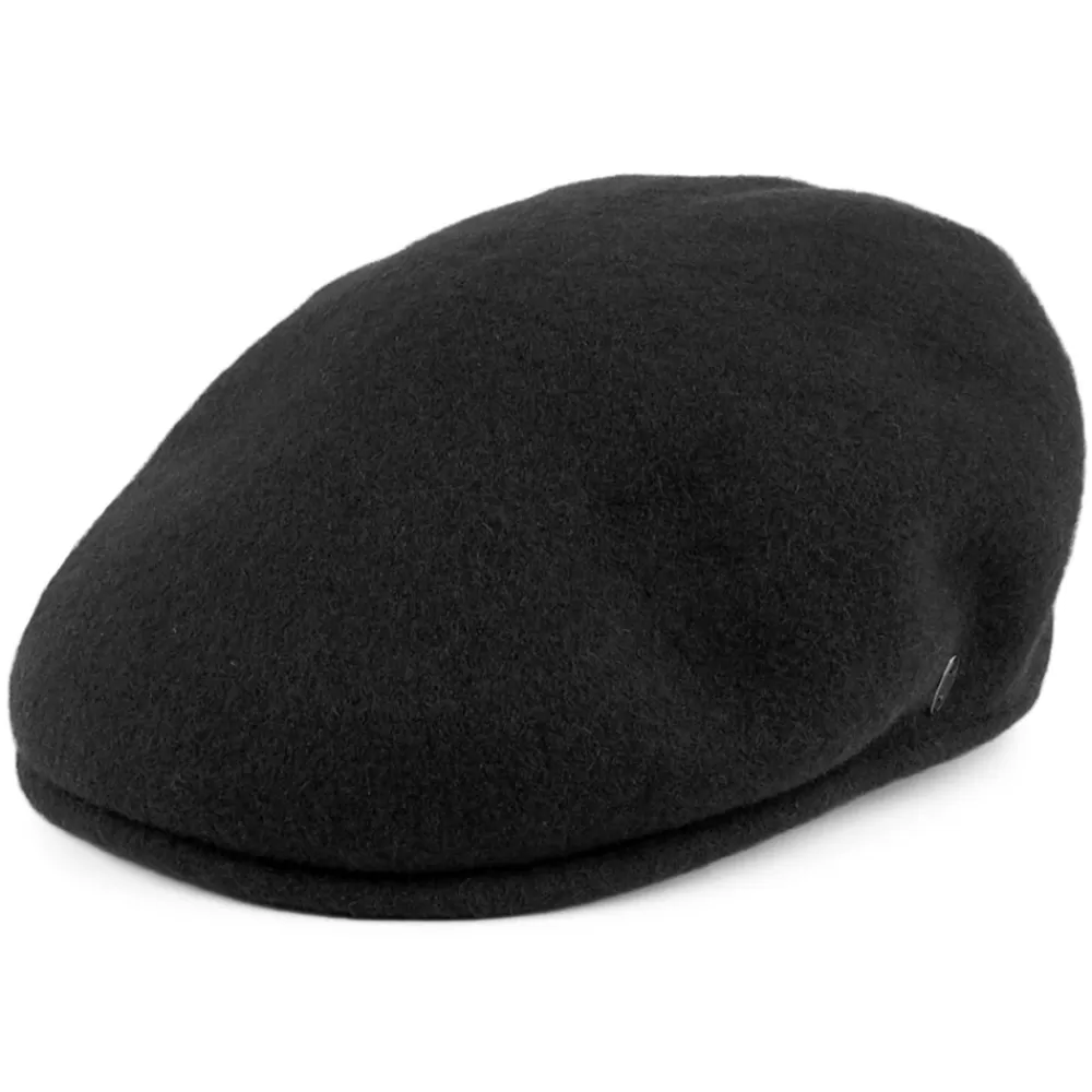 Casquettes Plates | Grandes Tailles^Jaxon & James Casquette Plate en Laine Classic noir JAXON & JAMES