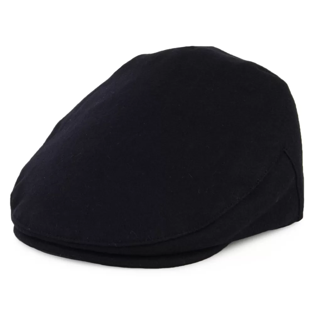 Casquettes Plates | Casquettes Plates^Christys Casquette Plate en Laine Melton Balmoral bleu marine