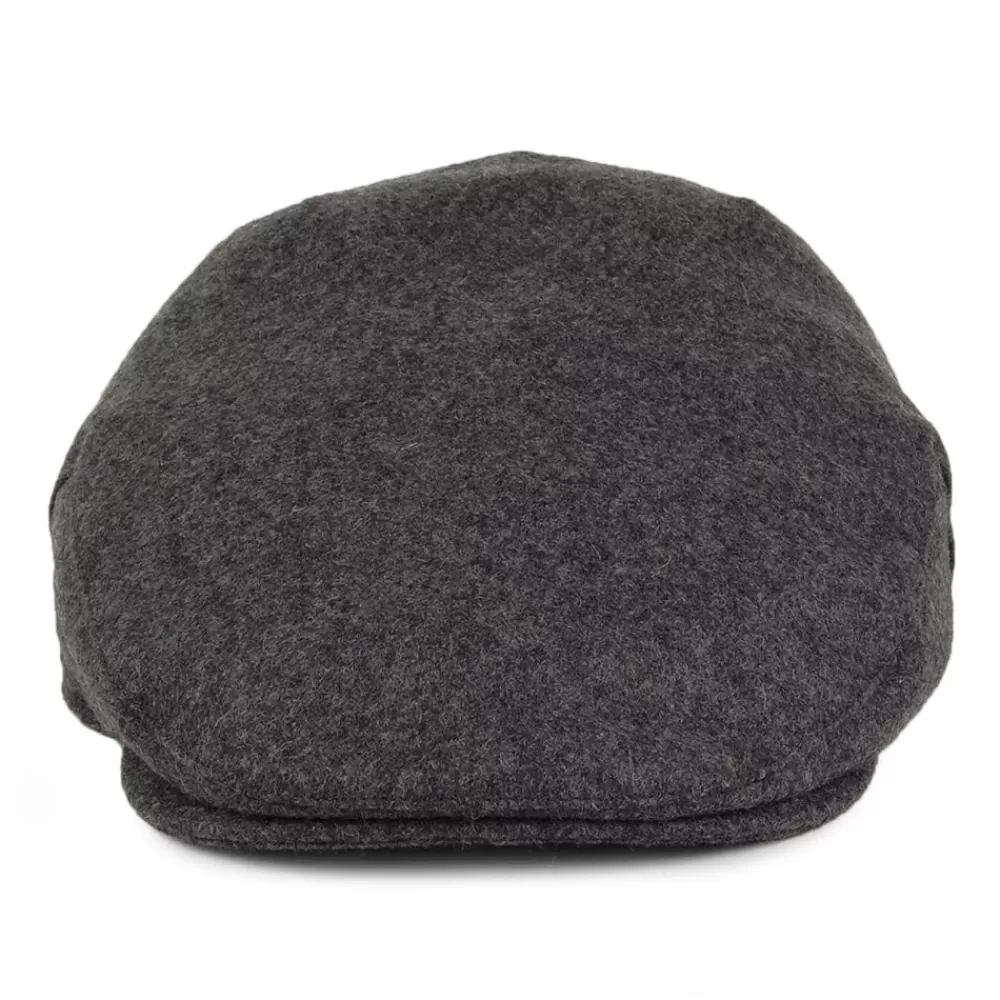 Casquettes Plates | Casquettes Plates^Christys Casquette Plate en Laine Melton Balmoral gris