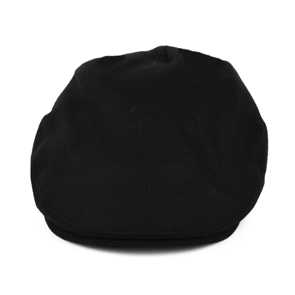 Casquettes Plates | Casquettes Plates^Christys Casquette Plate en Laine Melton Balmoral noir