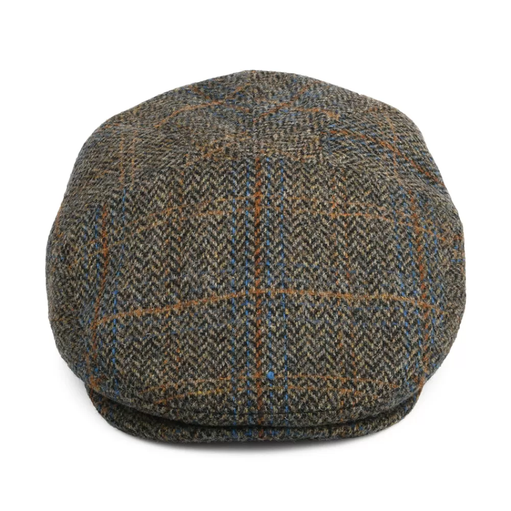 Casquettes Plates | Casquettes Plates^Bailey Casquette Plate en Laine Mélangée à Carreaux Lou chêne-multi