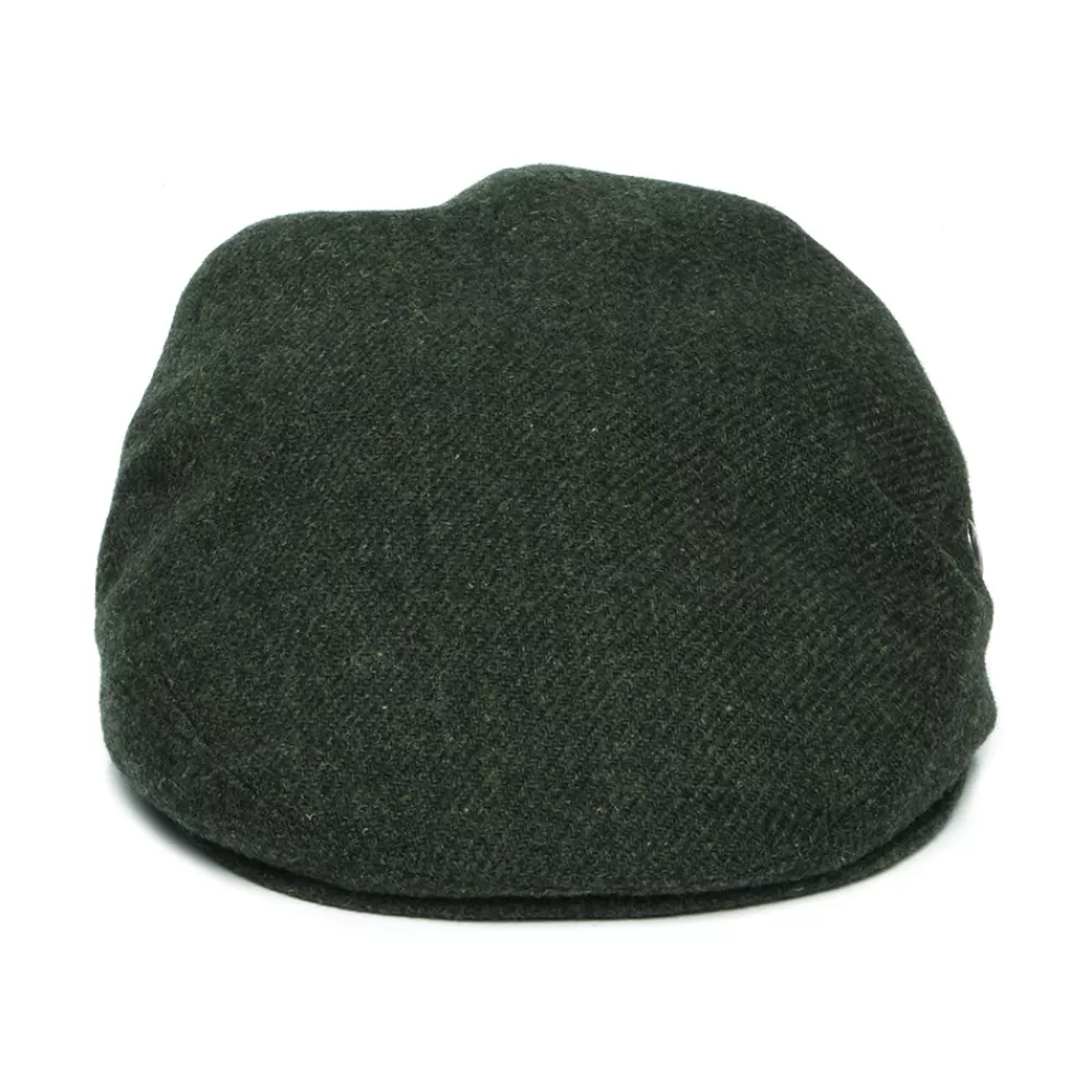 Casquettes Plates | Chapeaux Hiver^City Sport Casquette Plate en Laine Vierge Chinée vert foncé