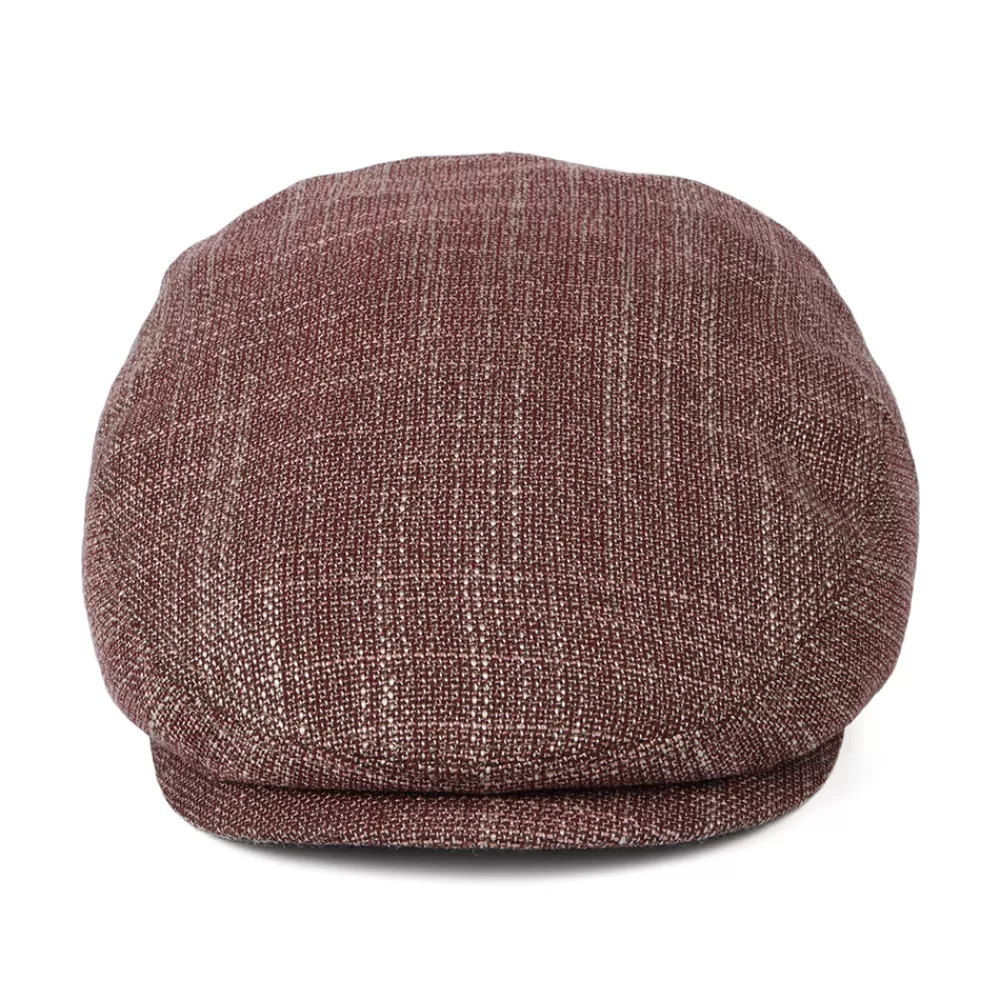 Casquettes Plates | Casquettes Plates^Stetson Casquette Plate en Laine Vierge et Soie Kent rouge mélangé