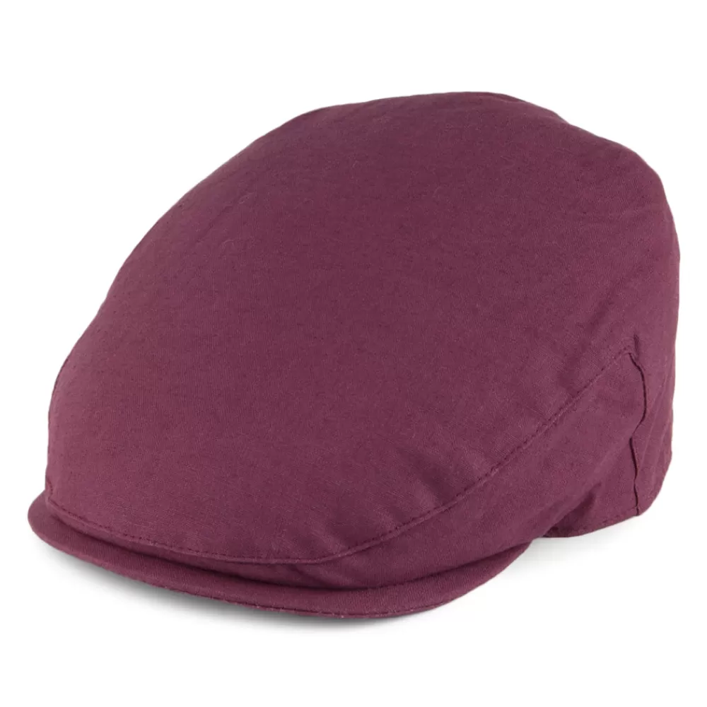 Casquettes Plates | Casquettes Femme^Denton Casquette Plate en Lin Cheshire bordeaux