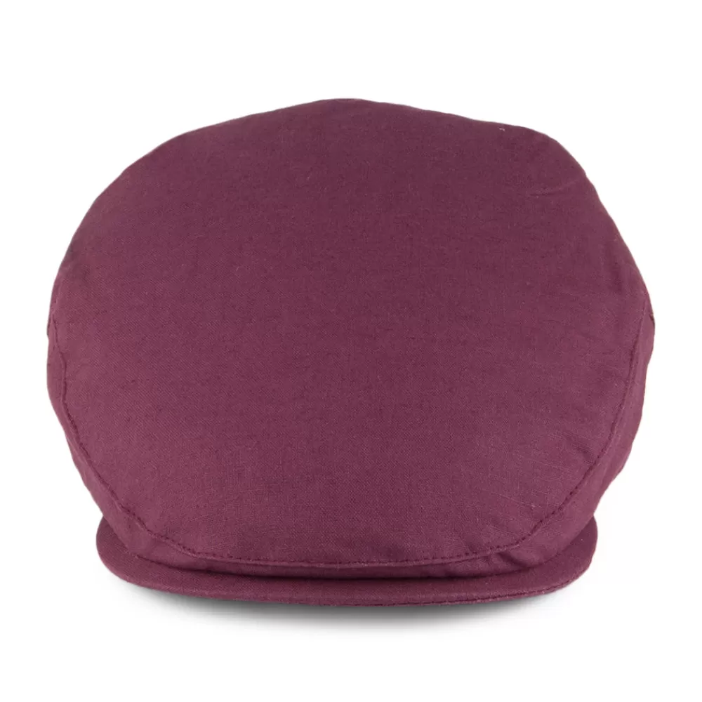 Casquettes Plates | Casquettes Femme^Denton Casquette Plate en Lin Cheshire bordeaux