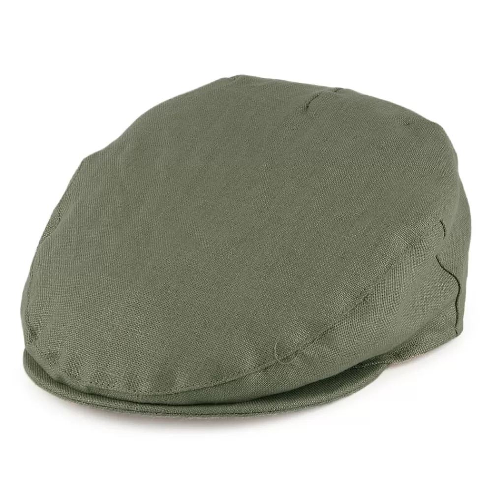 Casquettes Plates | Casquettes Femme^Failsworth Casquette Plate en Lin Irlandais khaki