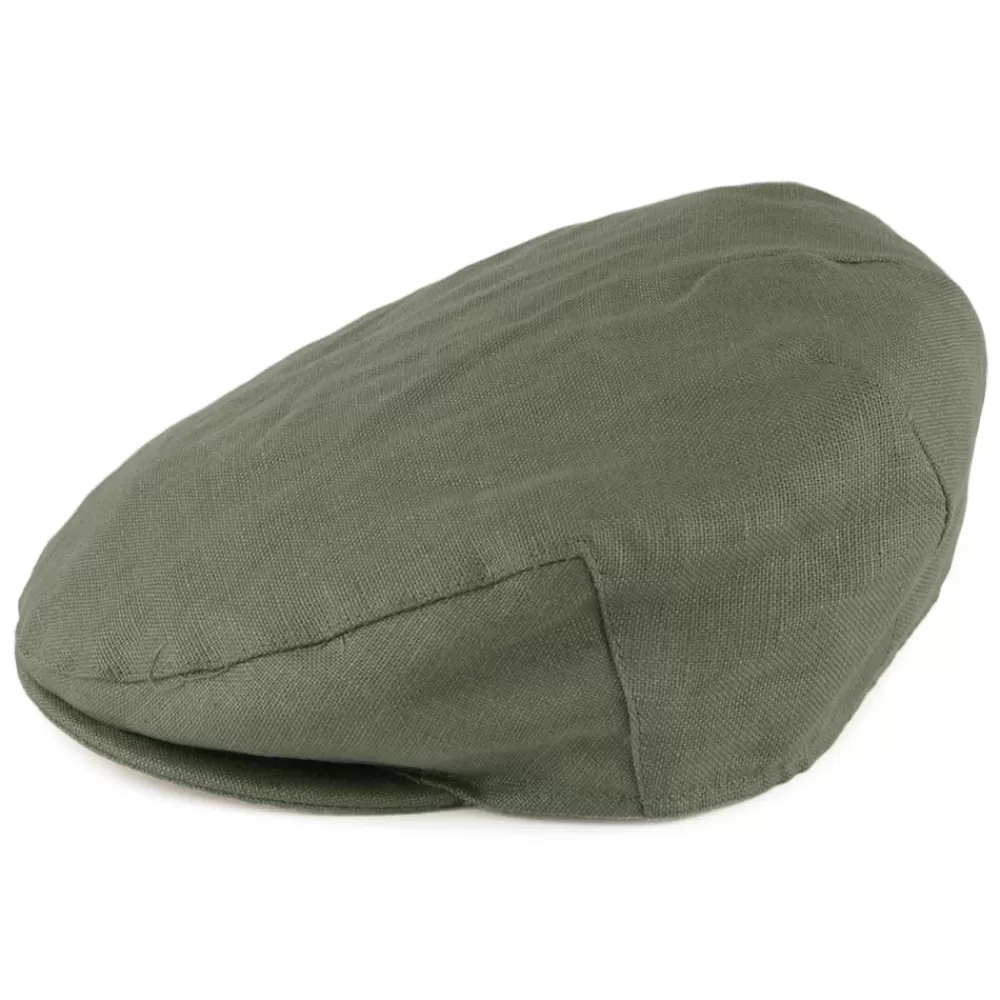 Casquettes Plates | Casquettes Femme^Failsworth Casquette Plate en Lin Irlandais khaki