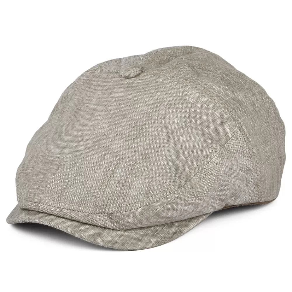 Casquettes Plates | Casquettes Plates^Goorin Bros. Casquette Plate en Lin Will Kimmel marron clair