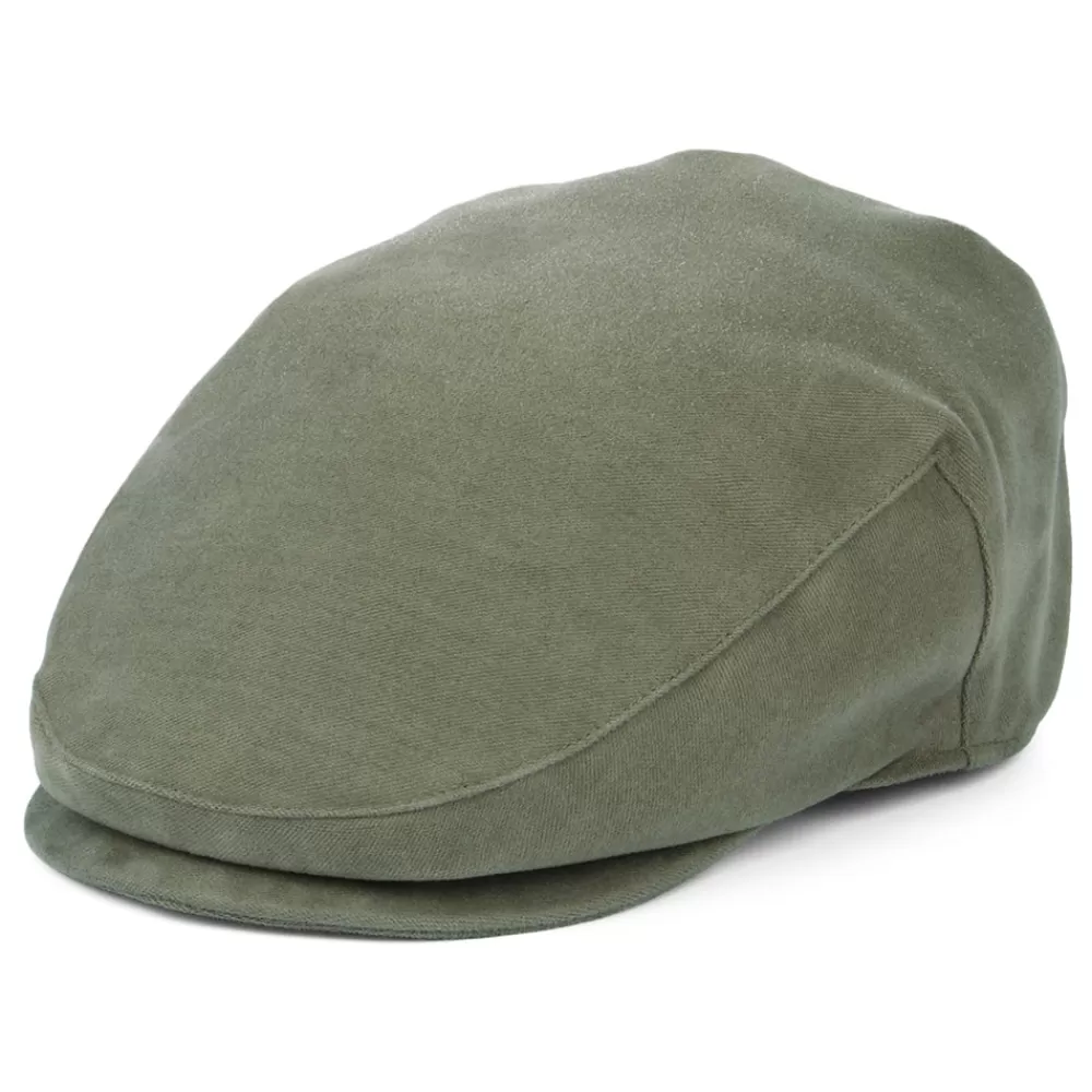 Casquettes Plates | Chapeaux Hiver^Failsworth Casquette Plate en Moleskine Imperméable sauge clair
