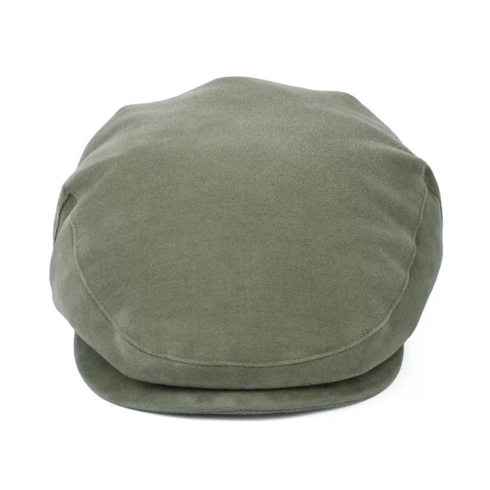 Casquettes Plates | Chapeaux Hiver^Failsworth Casquette Plate en Moleskine Imperméable sauge clair